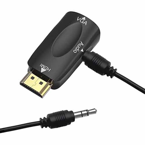 VGA TO HDMI CONNECTOR WITH AUDIO