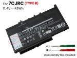 DELL E7470 ORIGINAL BATTERY OUR