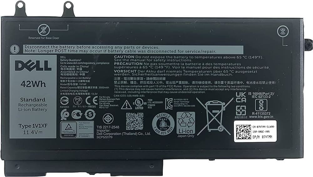 DELL Latitude 7591 5500 5501 5401 5511 5510 5411 5410 and Precision 3541 3540 3550 PCW