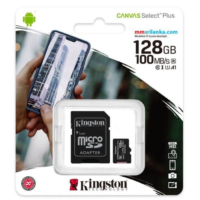 KINGSTON 128GB 100MB s Micro SD Card KULI