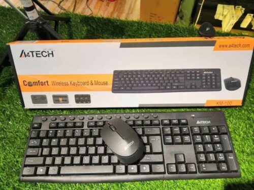 KM100 A4TECH WIRELESS KEYBOARD AND MOUSE COMBO GTS