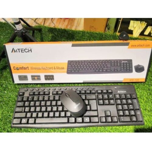 KM100 A4TECH WIRELESS KEYBOARD AND MOUSE COMBO GTS