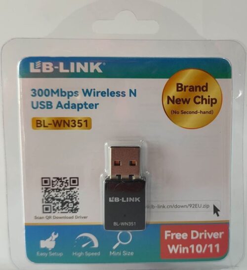 LB LINK WIRELESS 300MBPS WIFI NANO ADAPTER GTS