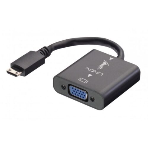 MINI HDMI TO VGA ADAPTER WITH AUDIO GTS