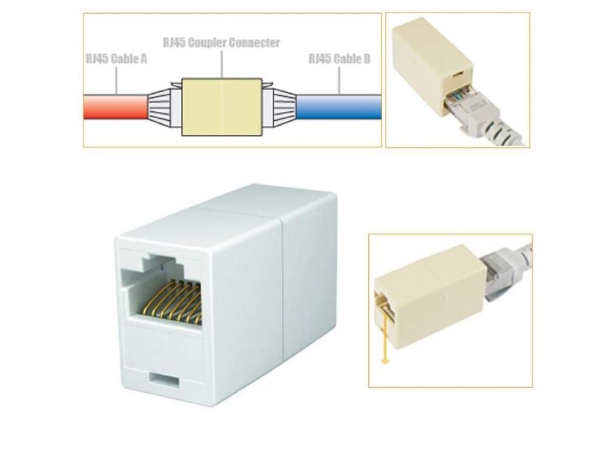 NETWORK JOINT Y TYPE RJ45 COUPLER GTS