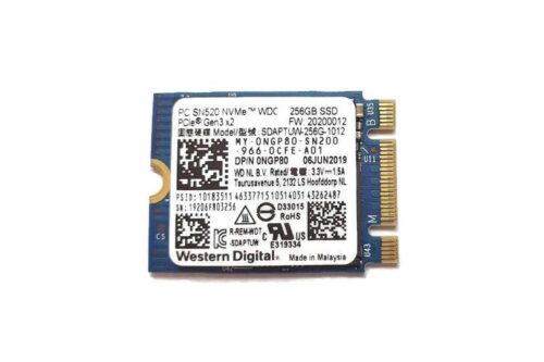 NVME 256GB USED SMALL SSD OUR